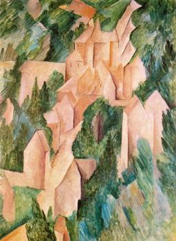 Georges Braque : The Castle in La Roche Guyon